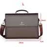 Mens Business Briefcase With Laptop Storage And Crocodile Style Design 5