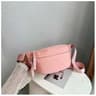 Crescent Crossbody Bag Lightweight Solid Color Sports Waist Bag 4