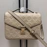 Womens Small PU Leather Crossbody Satchel Bag With Flap Pocket And Gold Tone Hardware 2