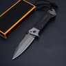Tactical Flipper Folding Knife With Titanium Coated Blade And Handle 5