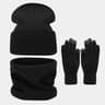 Boys Winter Hat Scarf And Gloves Polyester Cold Weather Accessories 0