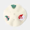 Christmas Bow Beret Hat For Women With Jacquard Knit Winter Design 3