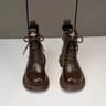 Platform Ankle Boots With Faux Fur Lining And Chunky Wedge Sole 2