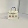 Mini House Keychain Pendant With Microfiber Pouch For Keys And Bags 4