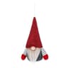 Hanging Christmas Gnome Ornaments Red And Gray Plush Tomte Decorations 6