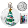 Giant Inflatable Christmas Ball Ornament With LED Lights For Outdoor Decor 1