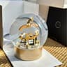 LED Snow Globe Crystal Ball With Fashion Letter Design And Gift Box 5