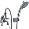 Exposed Pipe Hot And Cold Shower Faucet Set With Switch For Solar Water Heater 6