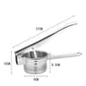 Stainless Steel Potato Ricer and Vegetable Press for Smooth Mashed Potatoes