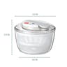 Salad Spinner with Lid One Hand Press Lettuce Washer and Vegetable Dryer