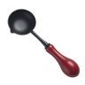 Non Stick Wax Sealing Spoon with Wood Handle for DIY Crafts and Invitations