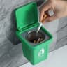 Stainless Steel Wall Mounted Ashtray With Lid Dustproof Modern Home Ashtray 6