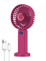 Portable Handheld Fan USB Rechargeable Mini Fan With Digital Display 8