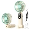 Portable USB Rechargeable Handheld Fan With 6 Speed Strong Airflow 7