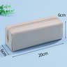 Large Capacity PU Leather Pencil Case Organizer For Students Office And School Supplies 8