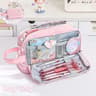 Cute Large Capacity Pencil Case For School Students Multi Functional Pen Storage Bag 6
