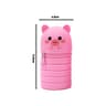 Cute Animal Foldable Silicone Pencil Case And Desk Organizer 7