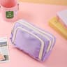 Large Capacity Pencil Pouch With Multilayer Organizer School Stationery Bag 7