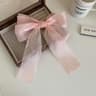 Sweet Mesh Bowknot Hair Clip For Girls Cute Ribbon Hair Bow Accessory 8