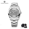 Mens Automatic Mechanical Watch Sapphire Glass Stainless Steel Waterproof 8