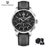 Mens Quartz Chronograph Watch with Sapphire Glass and Water Resistance