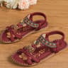 Boho Summer Sandals for Women Soft Sole Low Heel Non Slip Casual Shoes