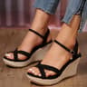 Womens Platform Wedge Sandals Thick Sole Roman Summer Shoes