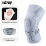 Patella Stabilizing Knee Compression Sleeve With Gel Cushion  Removable Strap ShockAbsorbing Knee S 9