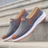 Men Lightweight Canvas Walking Shoes Soft Casual Flat Shoes for Everyday Comfort