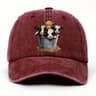 Cute Cow Print Baseball Cap Adjustable Unisex Sun Protection Hat