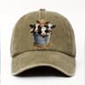Cute Cow Print Baseball Cap Adjustable Unisex Sun Protection Hat