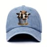Cute Cow Print Baseball Cap Adjustable Unisex Sun Protection Hat
