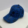 Kpop Vegan Leather Baseball Cap Graffiti Streetwear Sun Hat for Men and Women