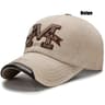 Vintage Washed Baseball Cap for Men Embroidered Outdoor Sun Hat