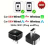 Wireless CarPlay Android Auto Adapter With Plug And Play Auto Connection 8