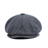 Vintage Newsboy Cap Unisex Wool Octagonal Flat Cap for Warm Retro British Style
