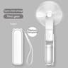 Portable Rechargeable Handheld Fan Foldable Mini Desk Fan with Power Bank