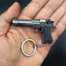 Mini Pistol Keychain Scale Alloy Metal Model Collectible Keychain Gift