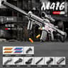 Shell Ejecting Soft Bullet Toy Rifle with Suction Cup Darts and Manual Loading
