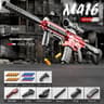 Shell Ejecting Soft Bullet Toy Rifle with Suction Cup Darts and Manual Loading