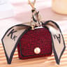 Shiny Diamond Mini Coin Purse Keychain Lipstick Bag