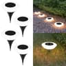 Solar Ground Lights Waterproof LED Garden Pathway Lawn Lamps