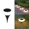 Solar Ground Lights Waterproof LED Garden Pathway Lawn Lamps
