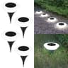 Solar Ground Lights Waterproof LED Garden Pathway Lawn Lamps
