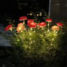 Solar Snow Lotus Flower Garden Light for Yard Patio and Lawn