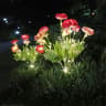 Solar Snow Lotus Flower Garden Light for Yard Patio and Lawn
