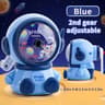 Astronaut Hand Crank Pencil Sharpener for Kids with Shavings Container