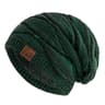 Warm Fleece Lined Slouchy Beanie Unisex Knitted Winter Hat