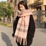 Luxury Womens Winter Scarf Cashmere Pashmina Shawl With Tassels 7