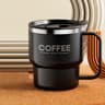 Insulated Stainless Steel Coffee Mug with Handle Leakproof Portable Double Wall Cup